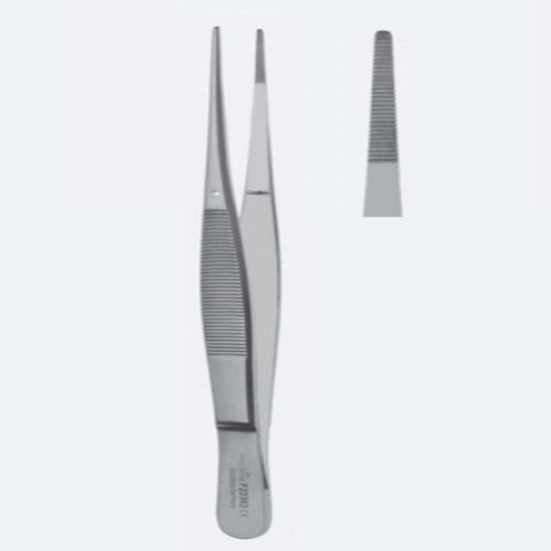 Пінцети, хірургічні, "Potts-Smith", дисекційні, делікатні, прямі, кінчик 1,5 мм, загальна довжина 180 мм, 7 1/8"